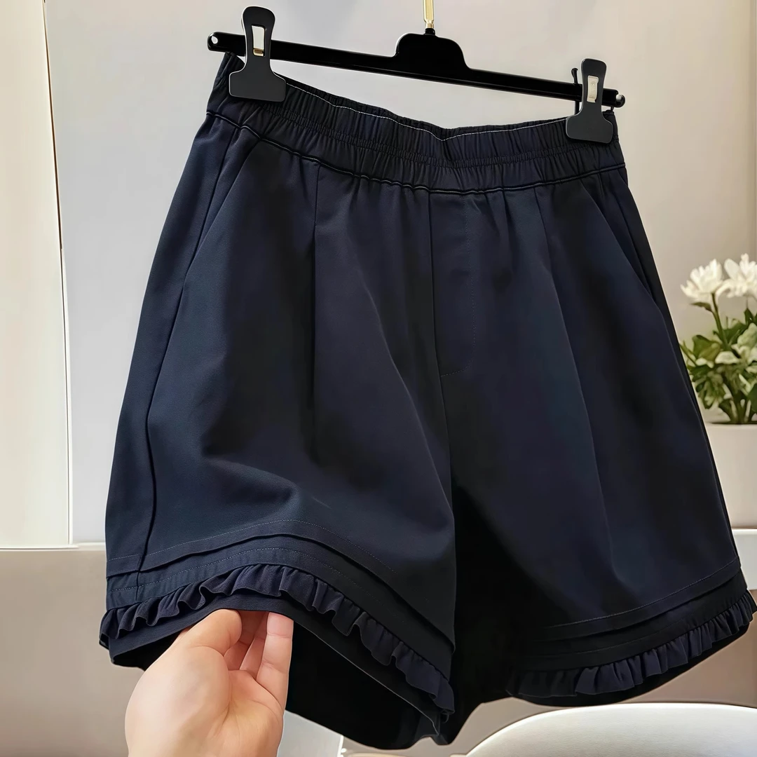 薄款休闲白色短裤夏天外穿显瘦女裤短裤短裤短裤女款夏天外穿