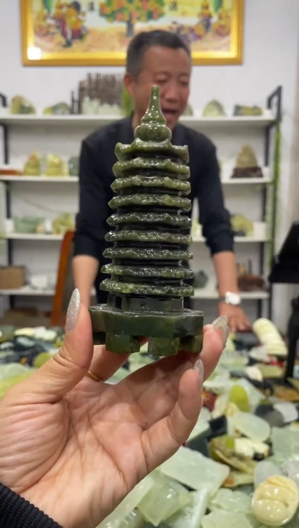 岫玉未镶嵌摆件多样性发货其中发一件