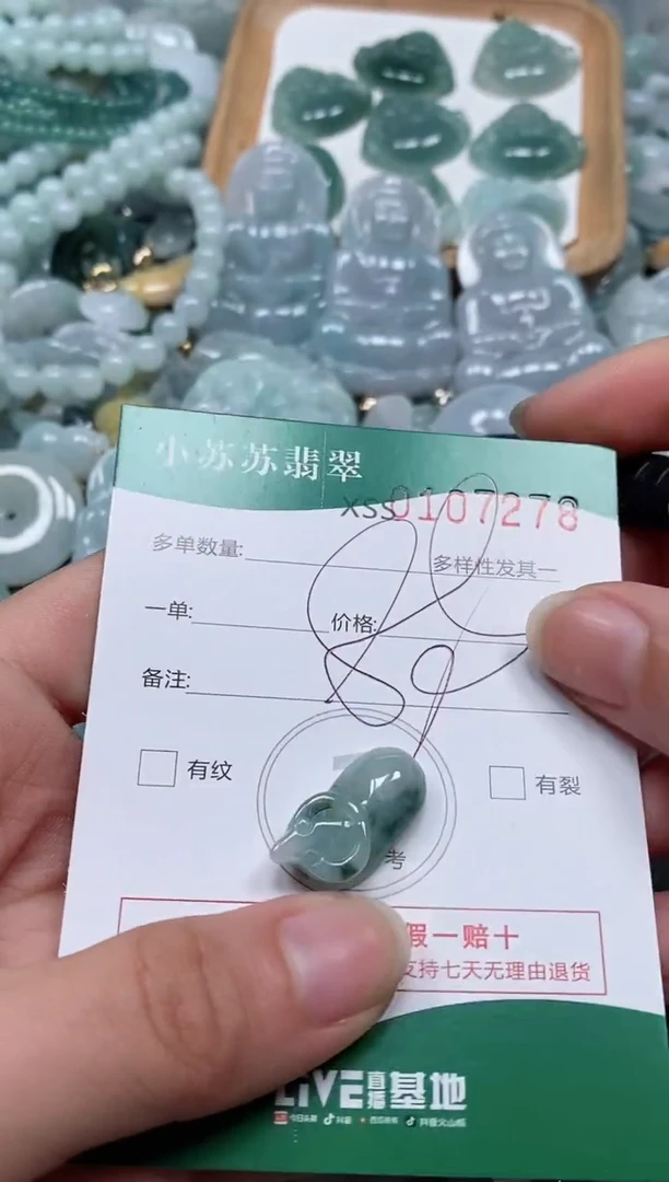 【闪购商品】翡翠颈饰未镶嵌闪购商品0107278