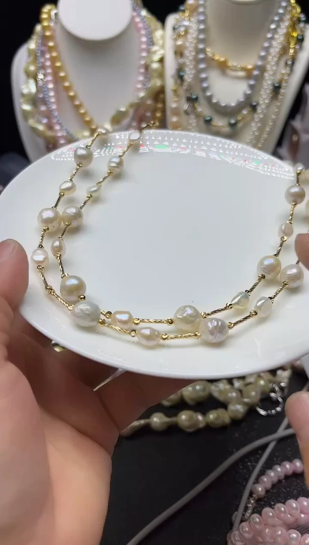 淡水珍珠未镶嵌颈饰多人