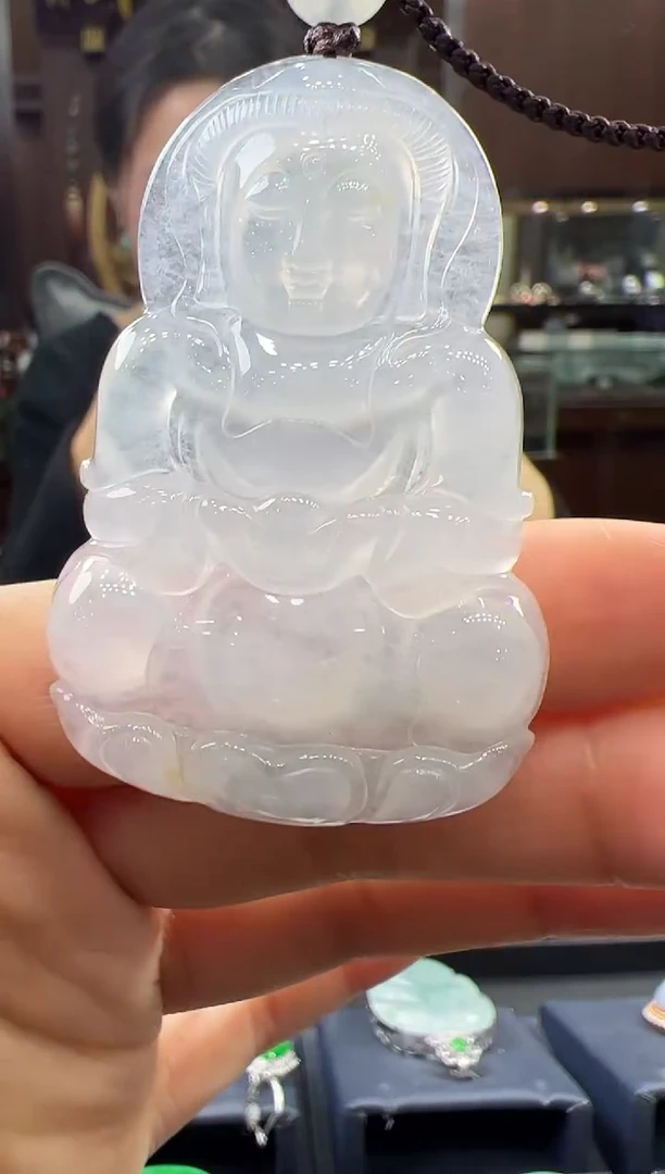 【闪购商品】翡翠挂件未镶嵌观音