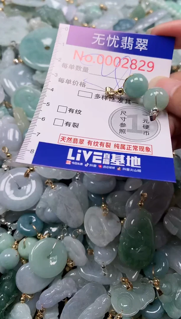 吊坠(不含链)未镶嵌翡翠2829