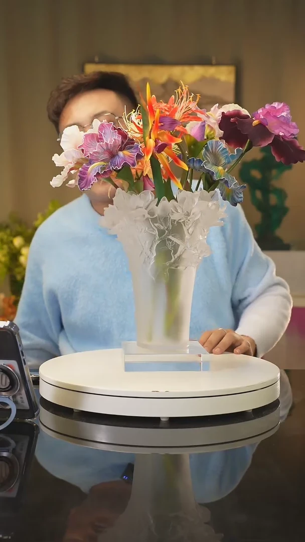 【闪购商品】雅致水晶琉璃 摆件 花器 果盘 茶酒具