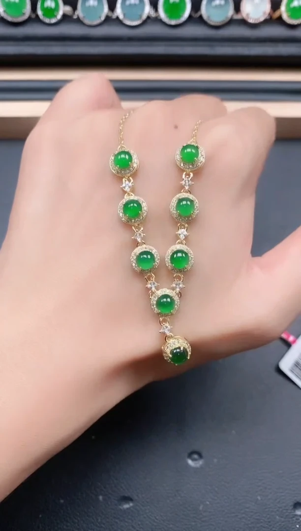 翡翠戒指银S925镶嵌11111