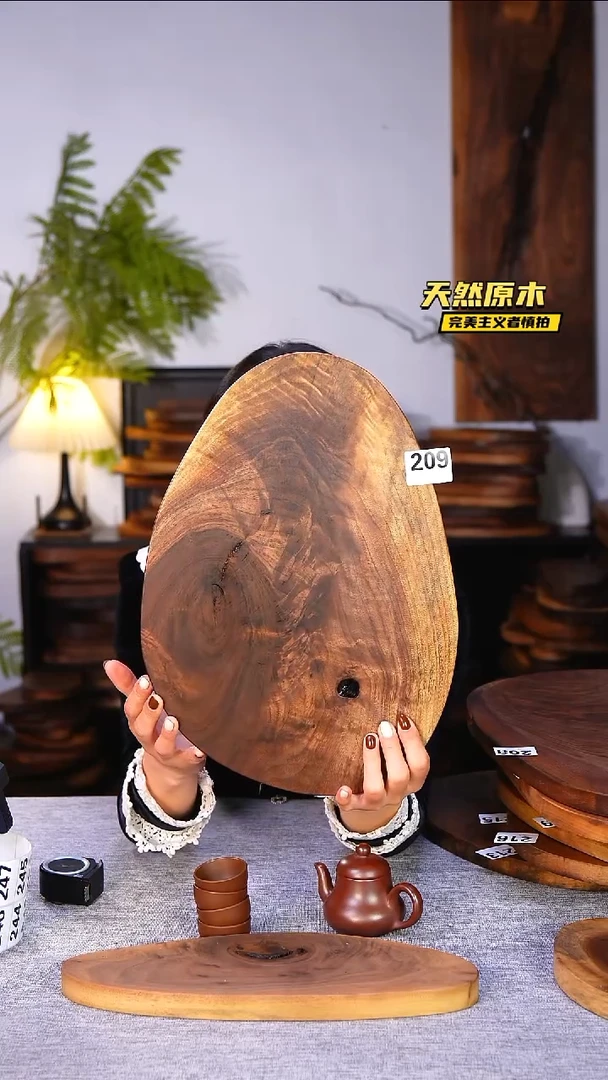 木北美黑胡桃原木.干裂疤结不属于商品质量问题完美主义者慎拍