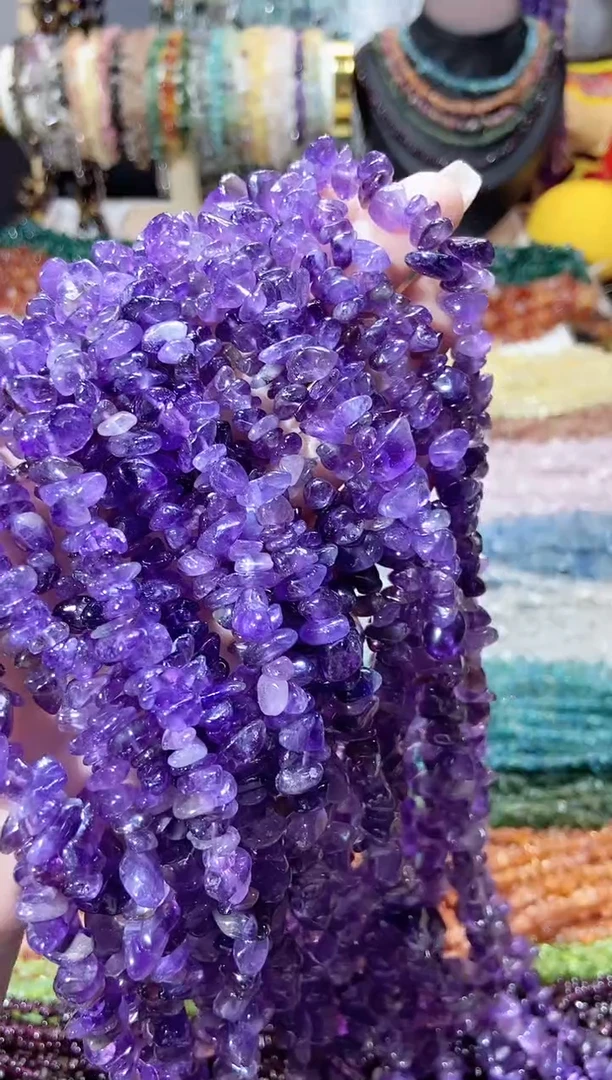 未镶嵌珠宝半成品水晶紫水晶