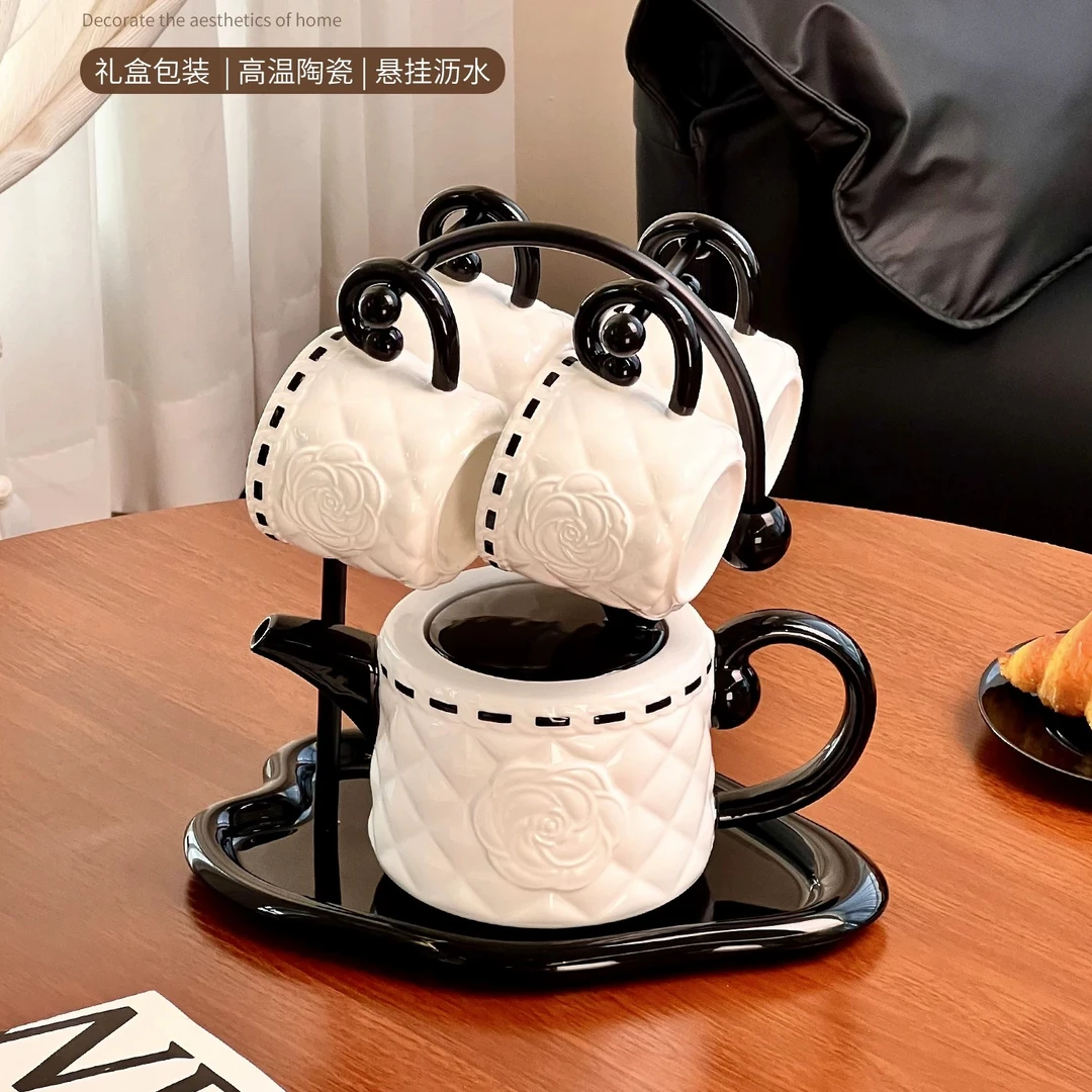 满氛小香风水具套装法式复古茶具水杯轻奢高级感新婚礼物伴手礼