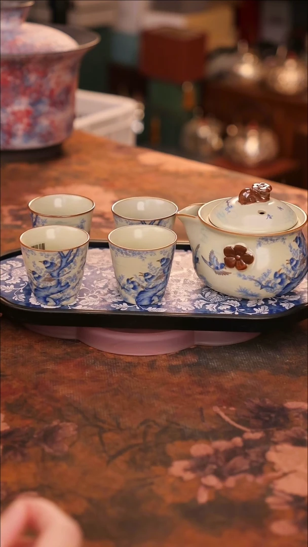 【闪购商品】陶瓷茶具（无礼盒无茶盘）@@A11507