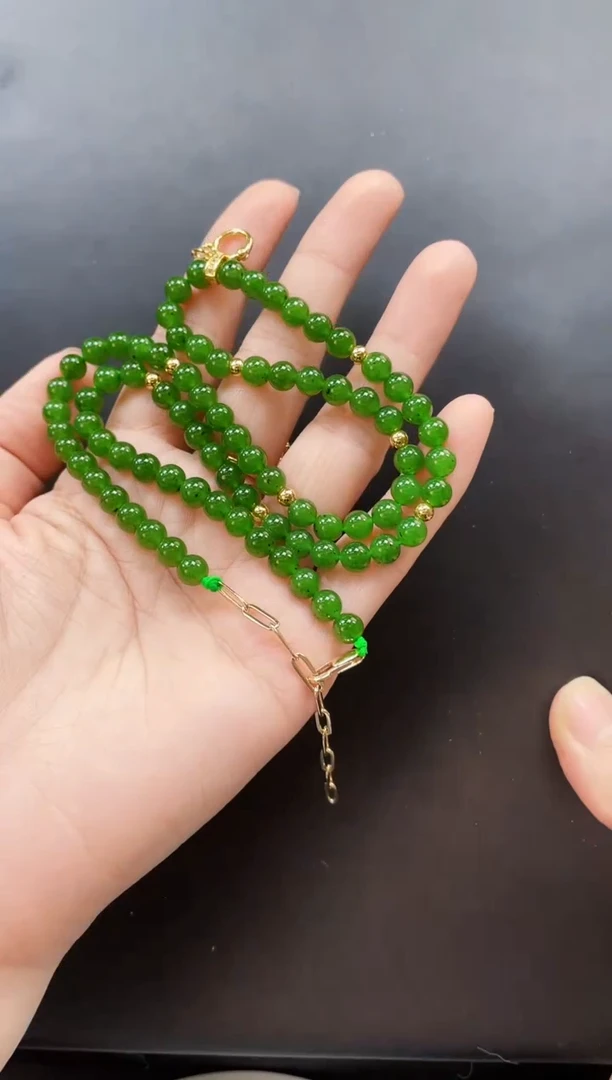 和田玉未镶嵌项链【母亲节】多样性发一