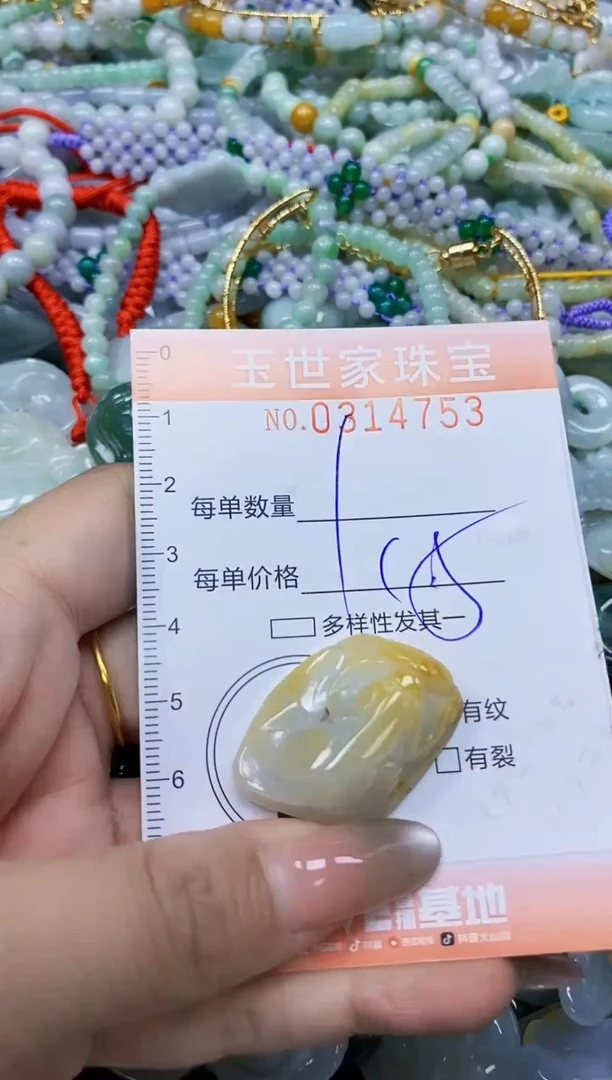 翡翠未镶嵌颈饰闪购0314753