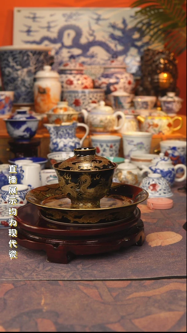 景德镇手工手绘陶瓷杯