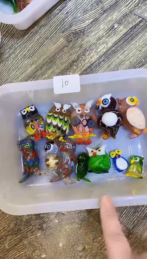【闪购商品】琉璃手工艺品瑕品12件套餐（瑕品不退换）