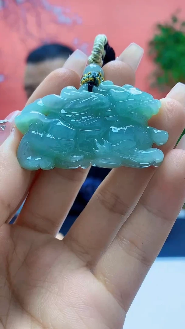 未镶嵌定制翡翠4898ty-毛货挂件30