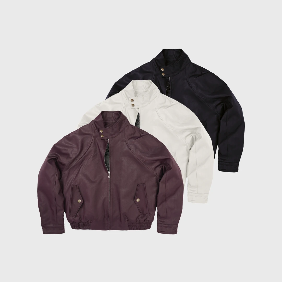 哈灵顿棉服*4JUNKS*简约干练版型 轻量化菱形蓄热绗棉 小立领外套
