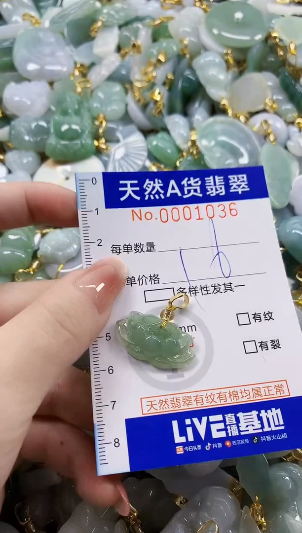 颈饰未镶嵌翡翠天然A货翡翠