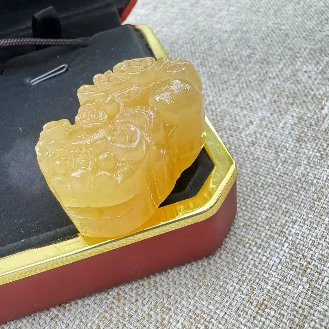 【峰哥】和田玉金糖貔貅吊坠