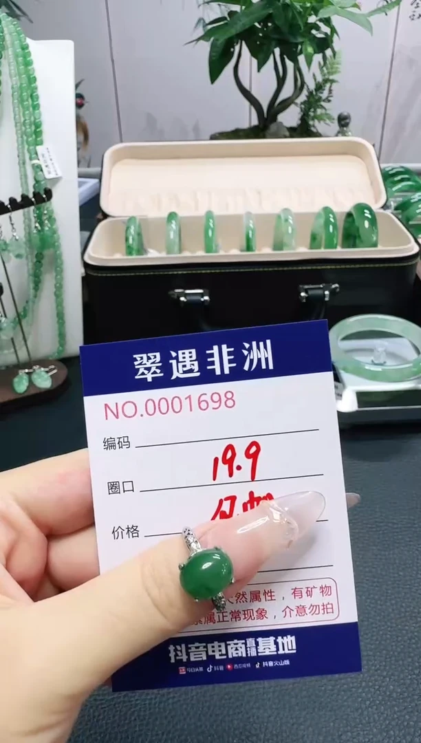 石英质玉（非洲翠）1未镶嵌/1698