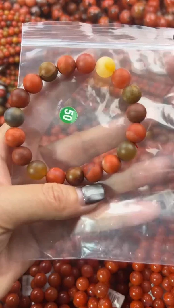 未镶嵌手串南红玛瑙10+