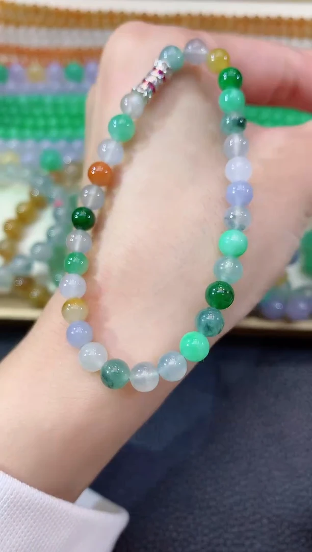 未镶嵌手串翡翠D5