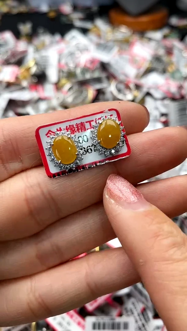 【闪购商品】翡翠戒指银S925镶嵌66666666      1