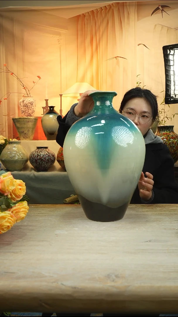 高度42口径9陶瓷花瓶