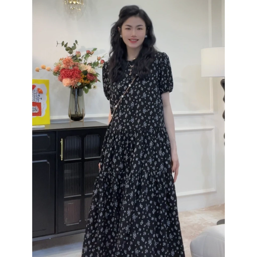 【小清新】小个子/常规~今年流行漂亮碎花裙2025新款夏连衣裙 LY