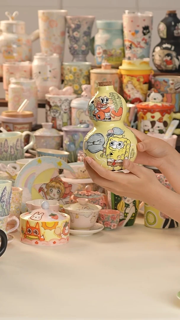 其他景德镇釉下彩手绘设计师款陶瓷