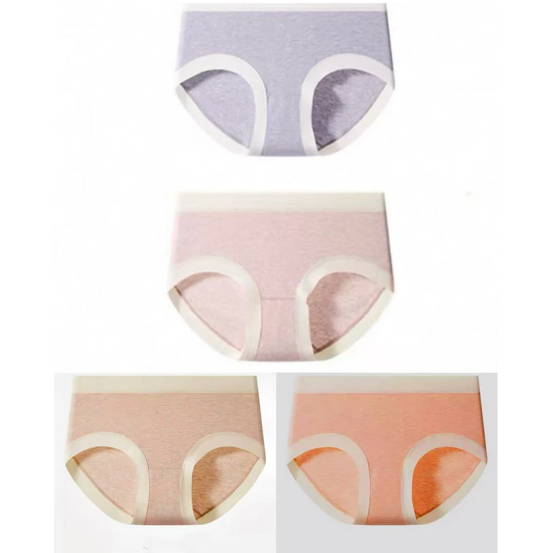 8306-（2条装）（颜色任意）高腰无痕无褶短裤