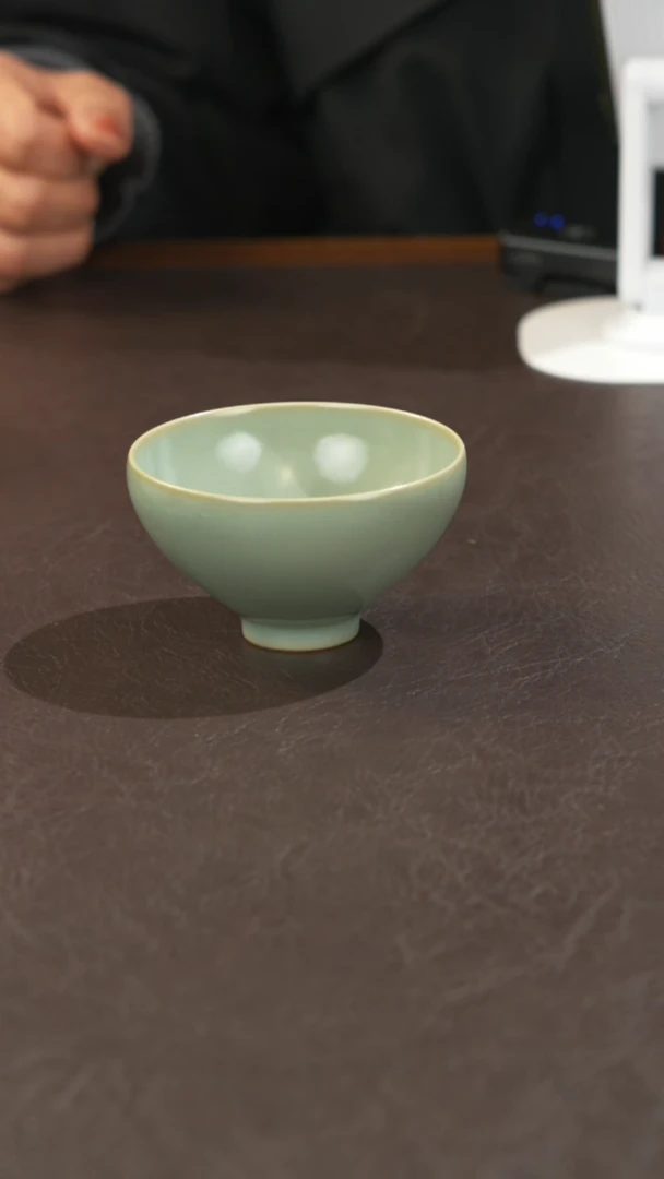 瓷宣宝汝瓷原矿原釉手工作品