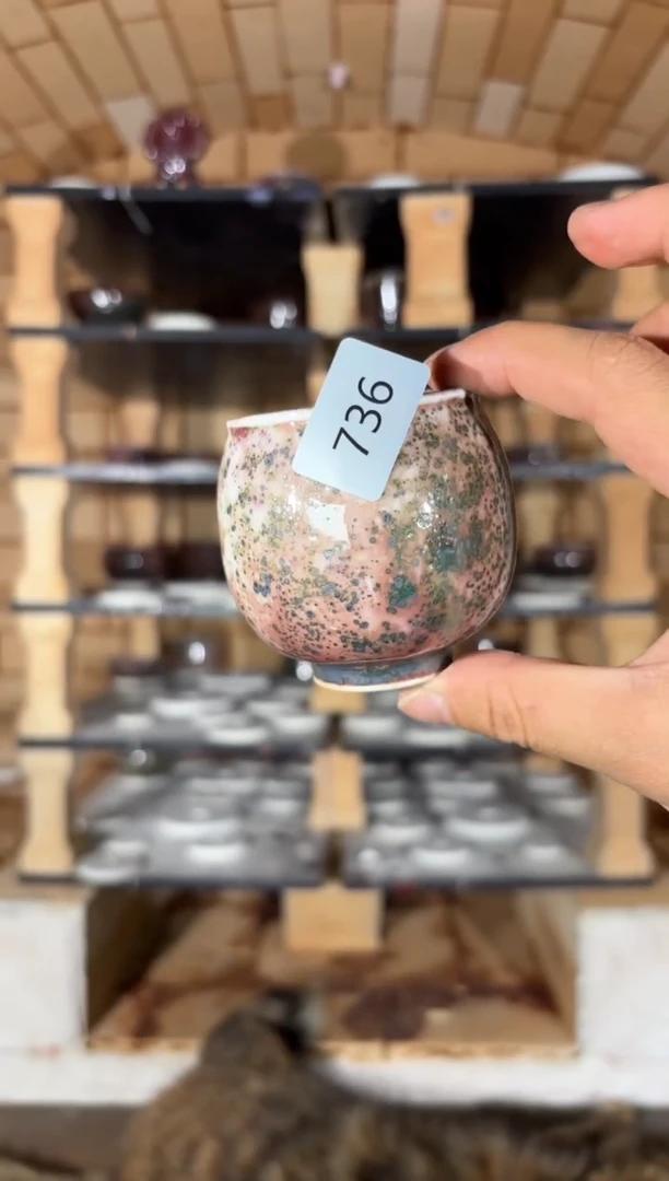 摆件精品窑变钧瓷茶器