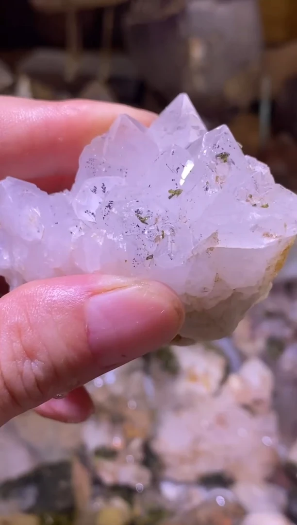 未镶嵌珠宝半成品水晶9号92g四川超七花园水晶