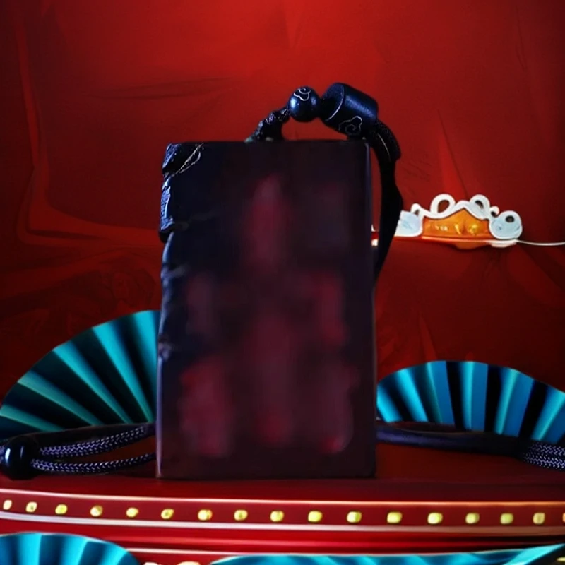 【天然已开】雷击枣木吊坠五路财神填砂砂手工雕刻时尚饰品木质吊坠