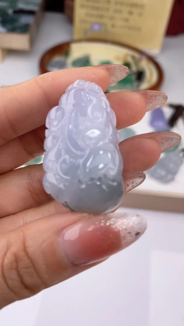 【闪购商品】翡翠吊坠(赠链)未镶嵌26565/静静聊翠