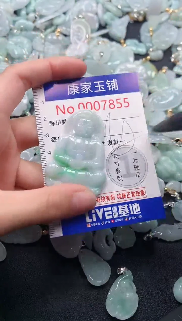 吊坠(不含链)未镶嵌翡翠7855