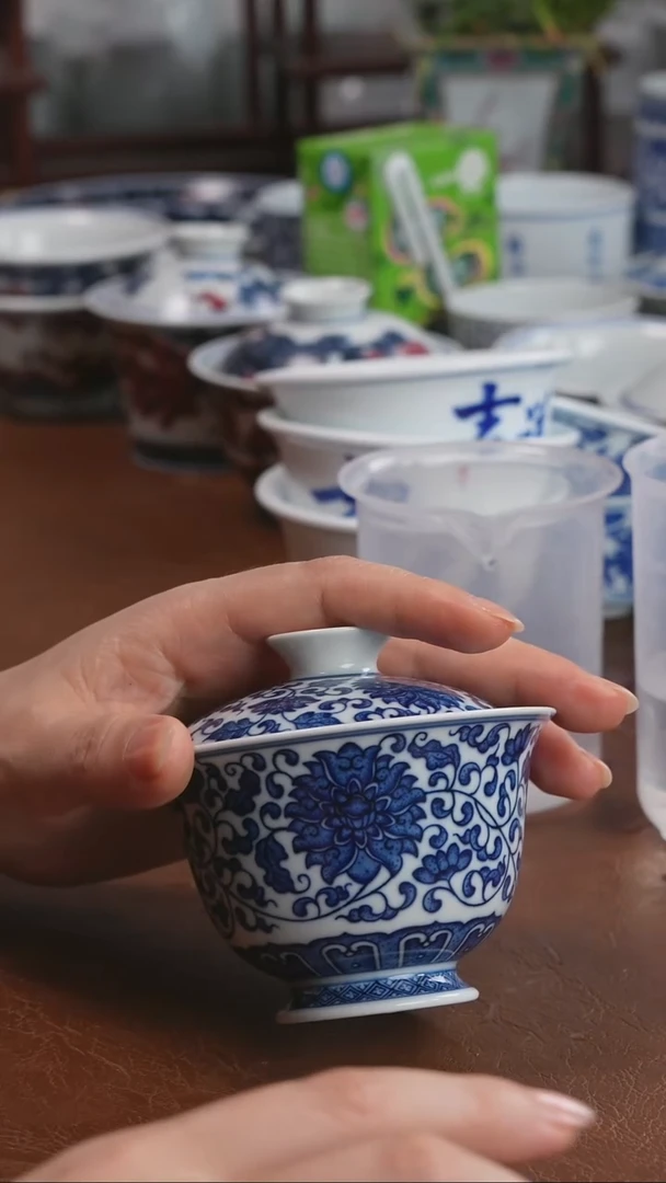 景德镇高端茶器景德镇墨奈纯手工手绘高端茶器