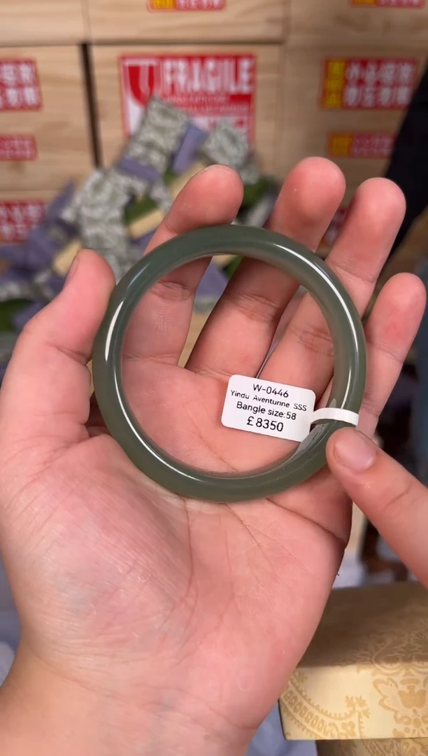 未镶嵌手镯石英质玉W0446