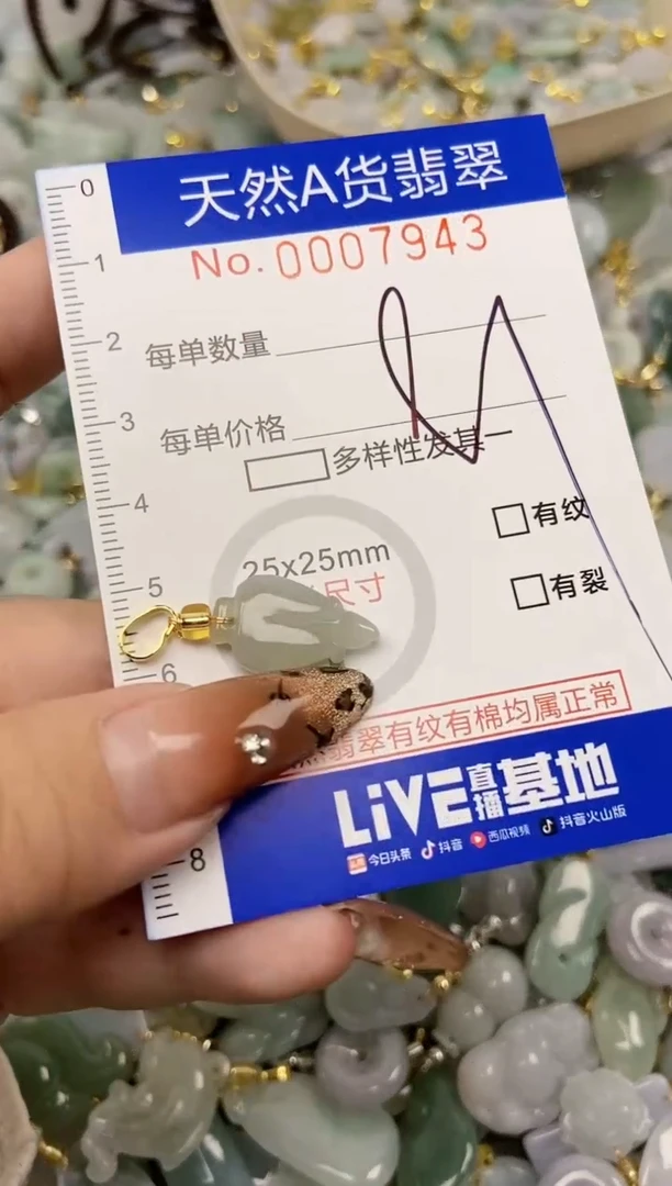 【闪购商品】翡翠颈饰未镶嵌天然A货翡翠