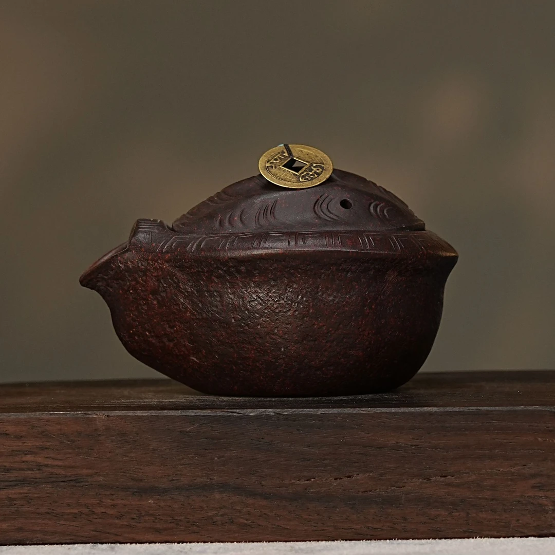 【2787手抓壶】宜兴原矿紫砂手工制作富甲天下壶 手抓壶