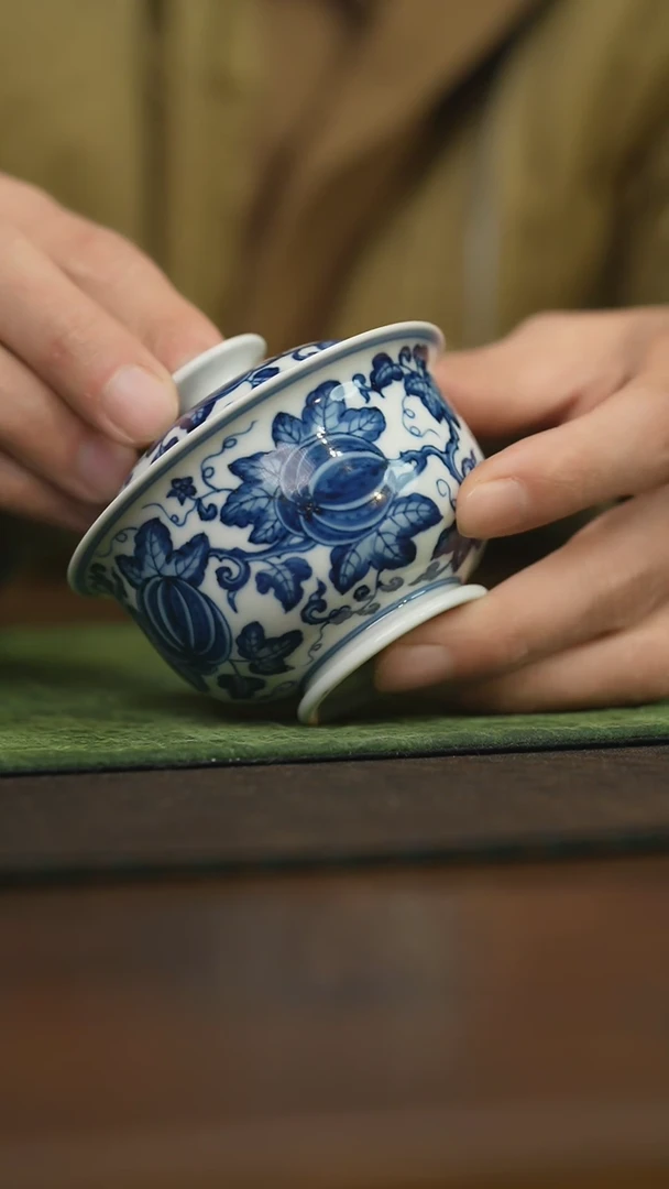 【闪购商品】杯柴窑青花破价福利