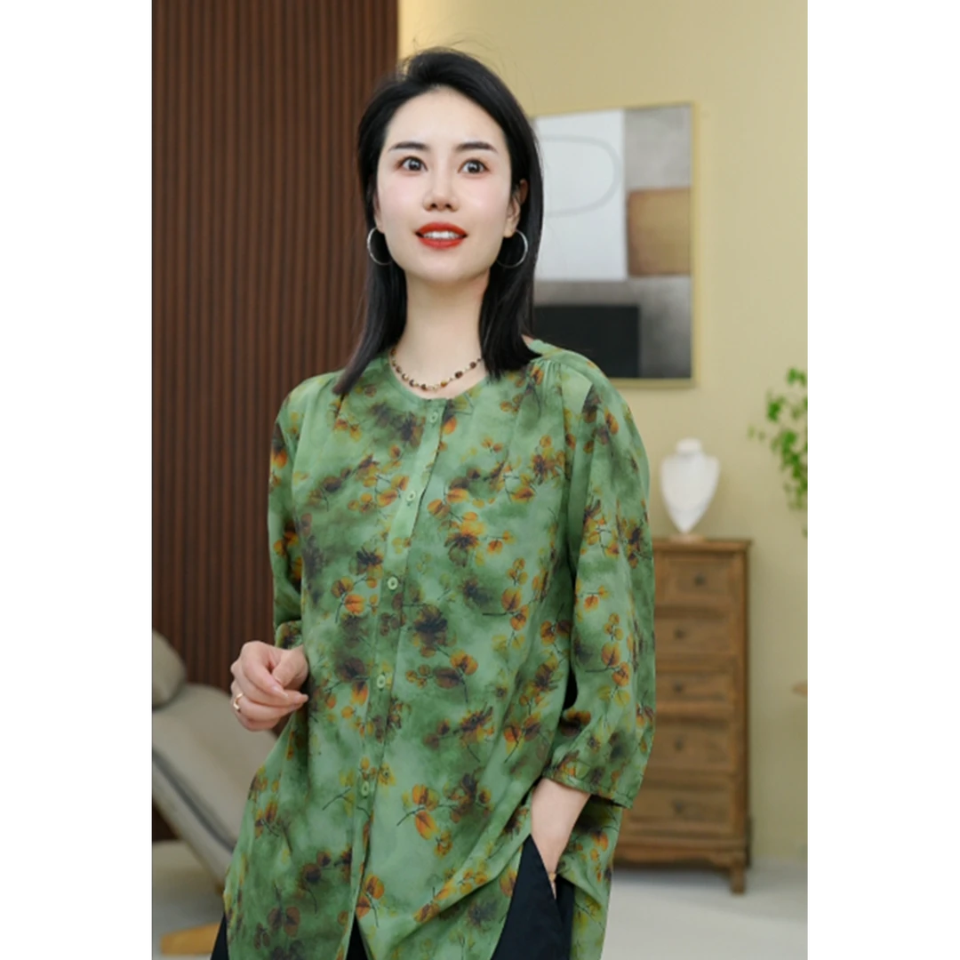 BEIJU 2025夏日新款时尚气质休闲洋气百搭显瘦减龄衬衫上衣女6565