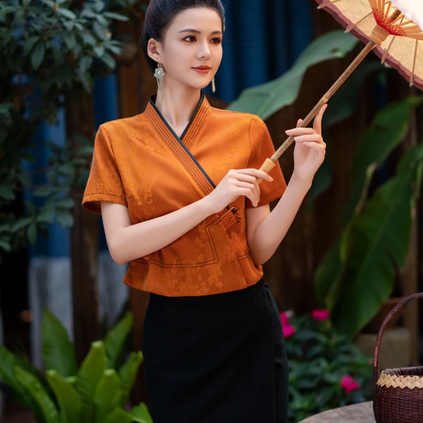 玉家人泼水节《曼景法》西双版纳民族服饰傣装穿搭气质女装泼水节