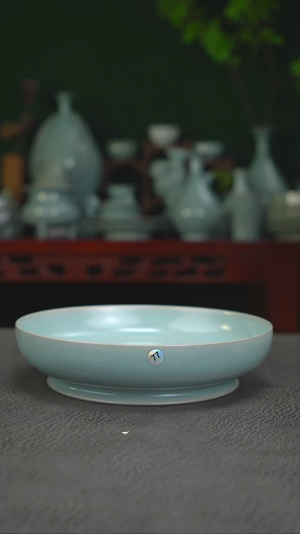 扫地僧77号卷足圆洗  18.7有瑕简包-二