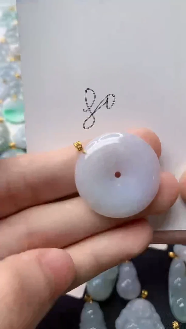 【闪购商品】翡翠颈饰18K金镶嵌37........