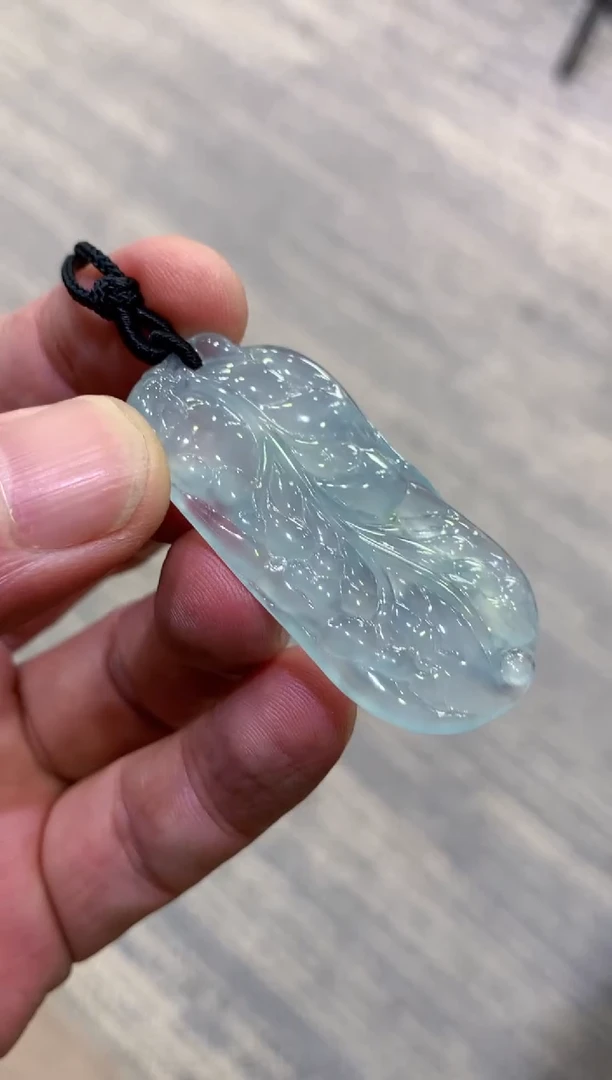 颈饰未镶嵌翡翠天然A货翡翠