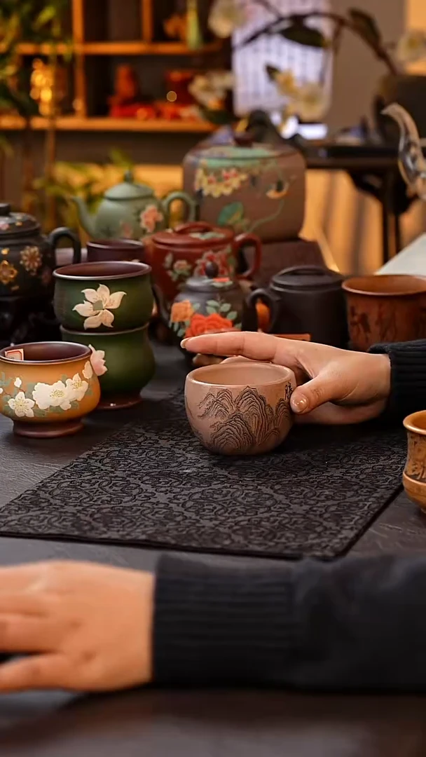 茶杯紫砂紫砂杯004