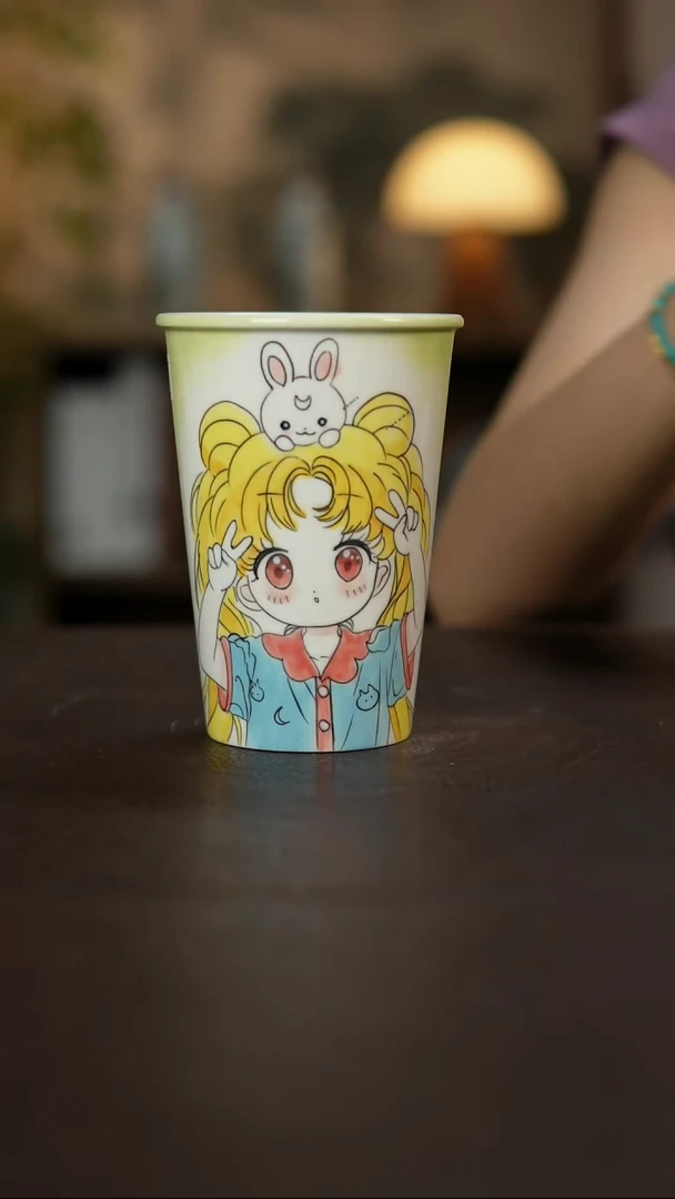 杯景德镇陶瓷杯碗柴烧多人