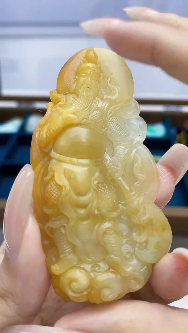定制翡翠未镶嵌4868xx-毛货挂件147