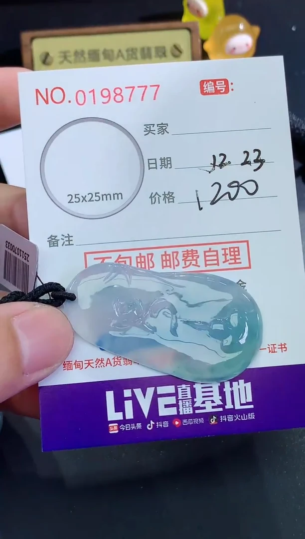 颈饰未镶嵌翡翠裴天然缅甸A货翡翠