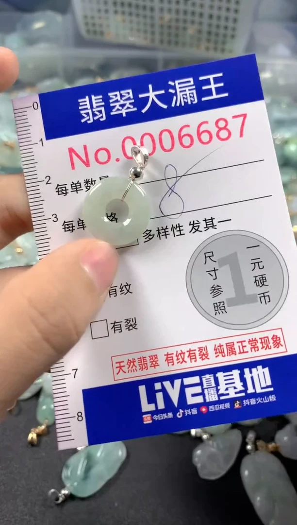 颈饰未镶嵌翡翠6687