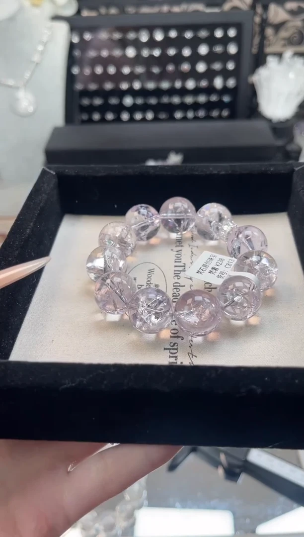 【闪购商品】烟晶手链银S925镶嵌天然水晶 多样性发货